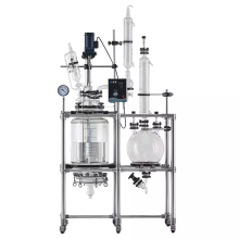 50L Laboratory Glass Reactor: Vacuum Glass Crystallization Reactor