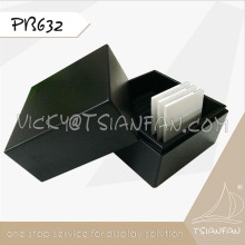 PB632--Black Matte Printing Paper Box,Black Granite Desktop Case Manufacturer