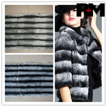 Factory selling rex rabbit fur plates / carpet / blanket for clothes