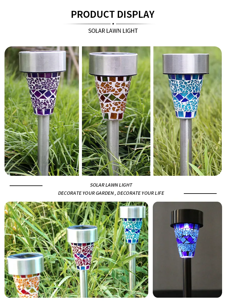 Premium Stainless Steel Garden Spike Lights for Pathways