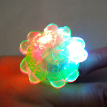 led flashing rubber ring for party favors