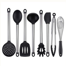 Kitchen Cookware Stainless Steel Silicone Cookware Set