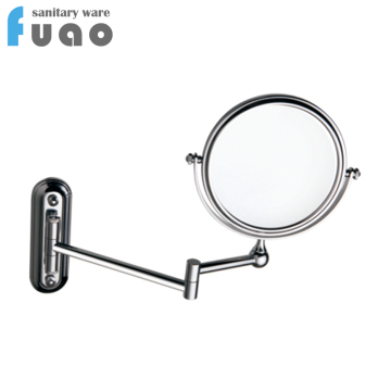 FUAO High standard polishing handle makeup mirrors with lighted