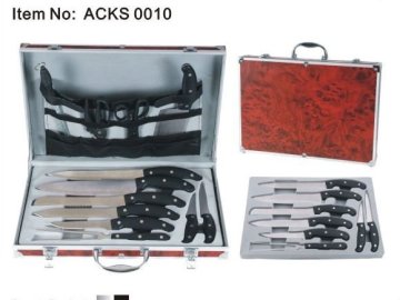 13 pcs aluminum knife case