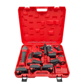 Milwaukee 4-Piece 18V Battery-Powered Tool Combo Kit