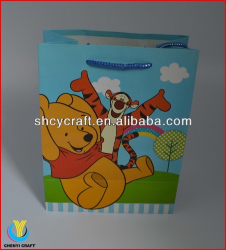 china supplier paper bag design for children toy