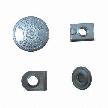 Jeans Button with Wording Design