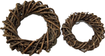 Fashion style willow decorated natural weaving wreath