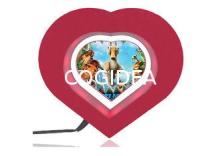 Heart Shaped Personalized Floating Photo Frame  , Levitatio
