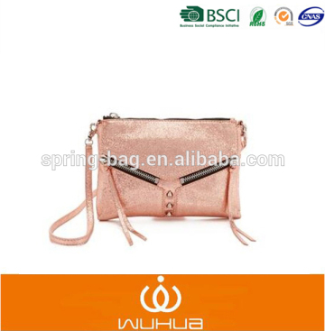 2016 eur satchel bag outside street PU Blink material crossbody bag slender strap shoulder bag