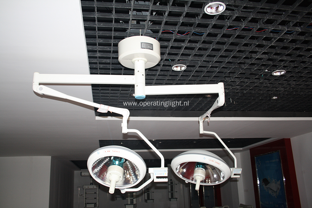 double head surgical operation lamp