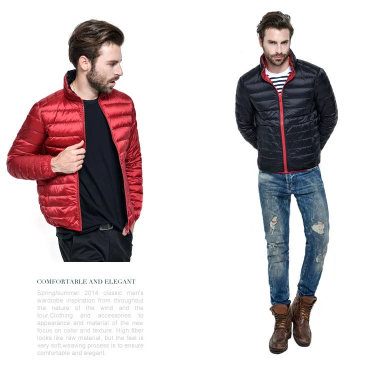 Stand-up Collar Double-Sided Wear Long-Sleeved Lightweight Jacket