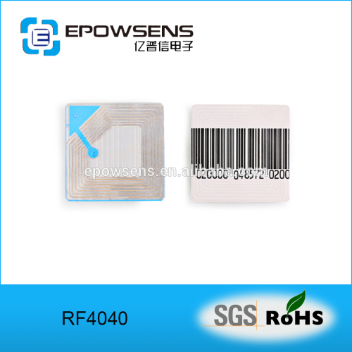 EAS paper label with barcode, eas sticker label