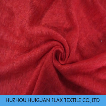 Pure Linen Fabric Wholesale /Linen Jersey HGJS006