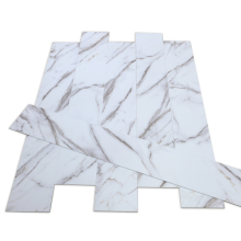 Luxury Waterproof White Marble Grain SPC Flooring