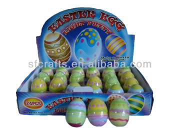2014 Easter color eggs cotton mud