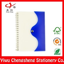 a5 custom spiral notebook with transparent cover