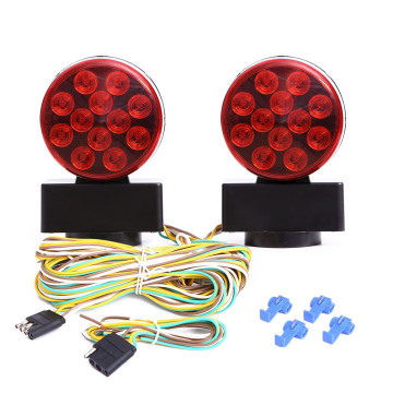 RTS Dot IP68 12V Boat Trailer Tail Lights: LED Magnetic Trailer Towing Light Kit