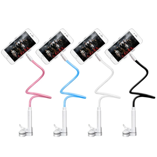 Cj-118 Foldable Lazy Bed Gooseneck Clamp Phone Holder