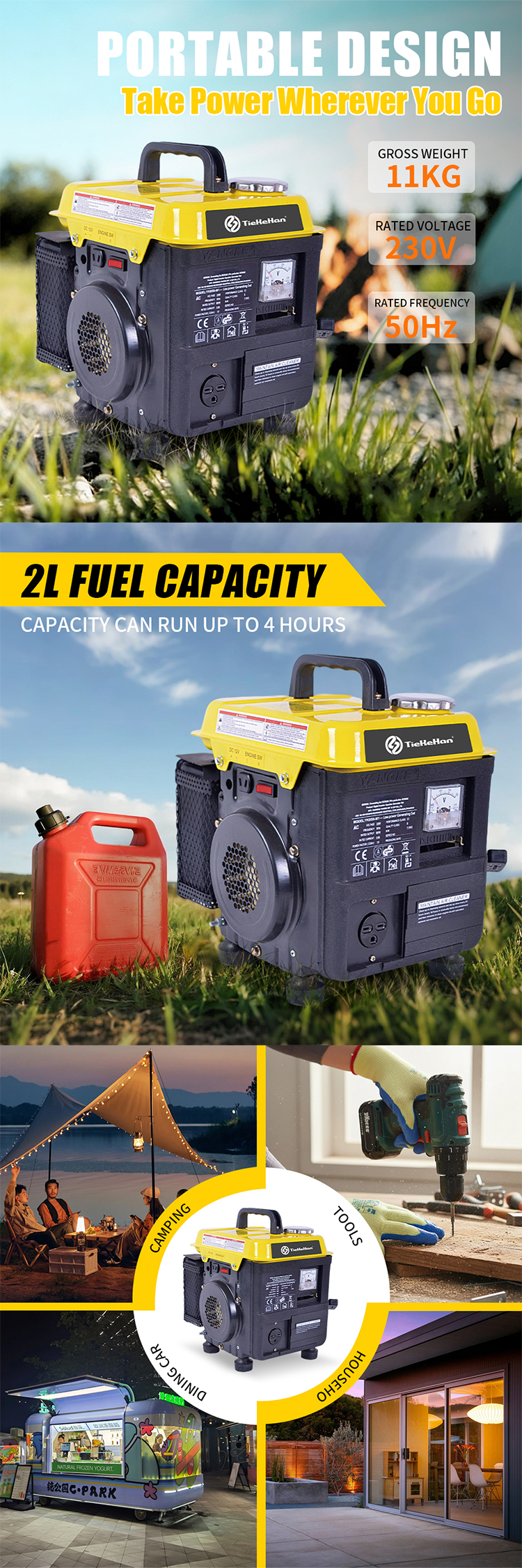 Generador inversor de gasolina TKH650i(15) TKH650i gasoline inverter generator(15)