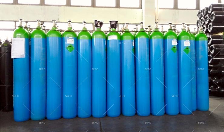 (001) 6M3 7M3 10M3 GAS oxygen cylinder 40 l