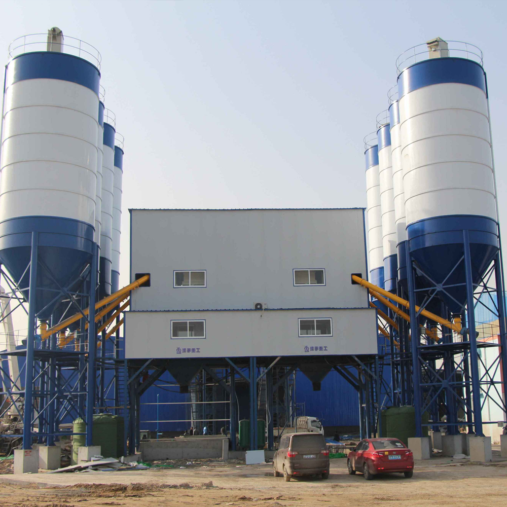 HZS180 mini high quality concrete batching plant Pakistan