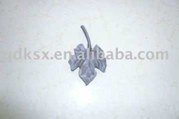 Wrought iron grape leaf