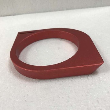 Personnalisé en aluminium anodisé rouge cnc usinant des pièces