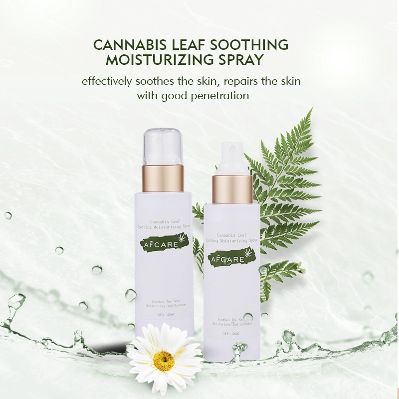 Organic Cbd Hemp Oil Acne Skin Toner Cream Face Toner with Private Label Skin Moisturizing Cbd Hemp Leaf Toner to Shrink Pores Good Texture Face Toner Cosmetics