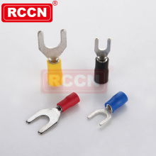 RCCN Insulated Spade Terminals YFS2-4 Plastic Coated U-Type Terminals