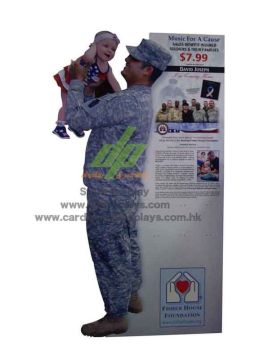 Promotional  Foam Cardboard. + 300g Grey Paper  Standee Display / Displays