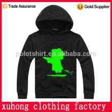 light long sleeve pullover hoodie with rib sleeve