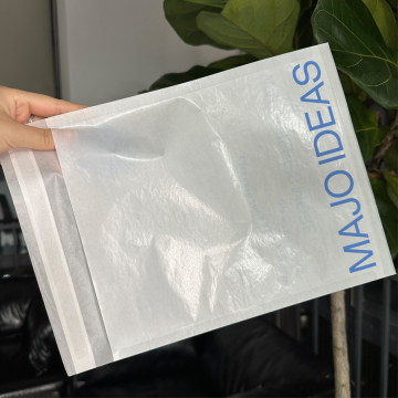 Disposable Compostable Glassine Bags - Waxed Coated Thin Paper Bags for Clothing