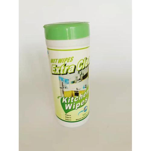 Kitchen Wet Wipes in Canister Wet Wipes