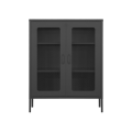 Black Metal Locking Storage File Cabinets