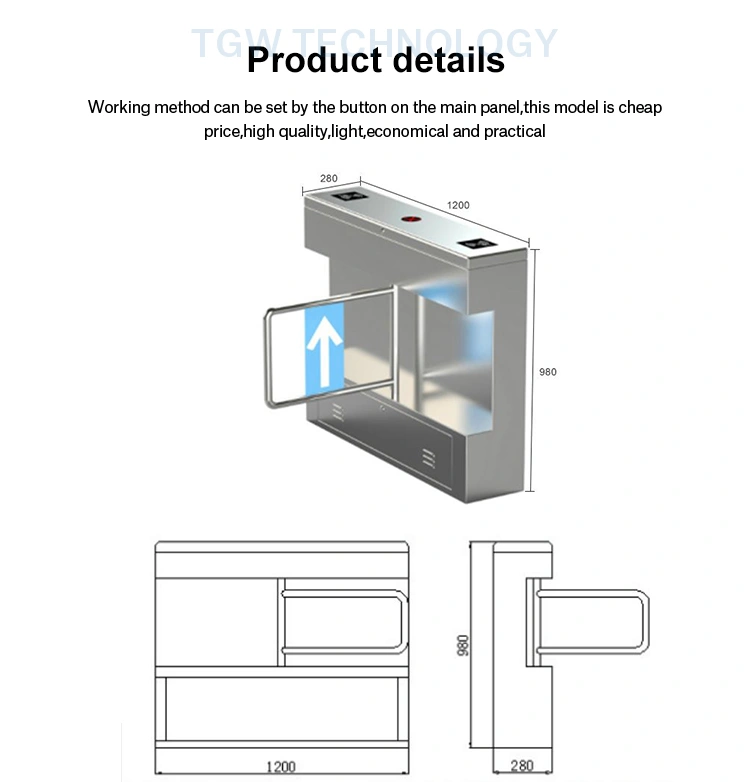 Latest Products in Marketturnstile Ticket Scanspeed Gate Turnstile Outdoorbarrier Gatesaccess Control Turnstile