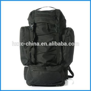 Black tactical density oxford military backpack