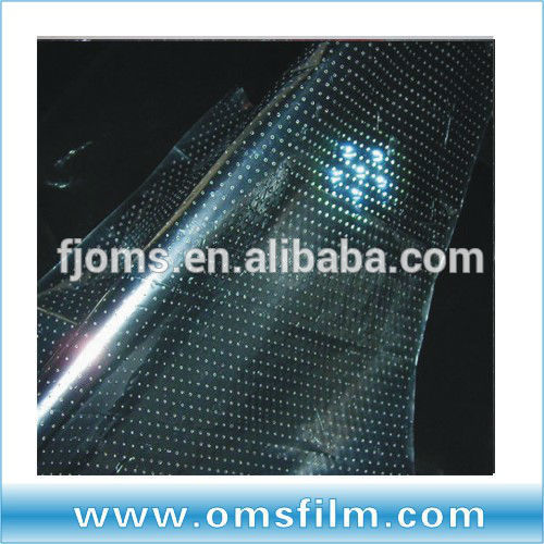 Micron perforated film for vegetable packing