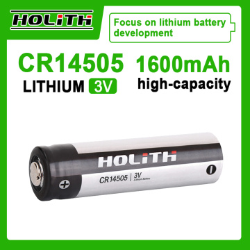 Non rechargeable 3V AA CR14505 lithium manganese battery