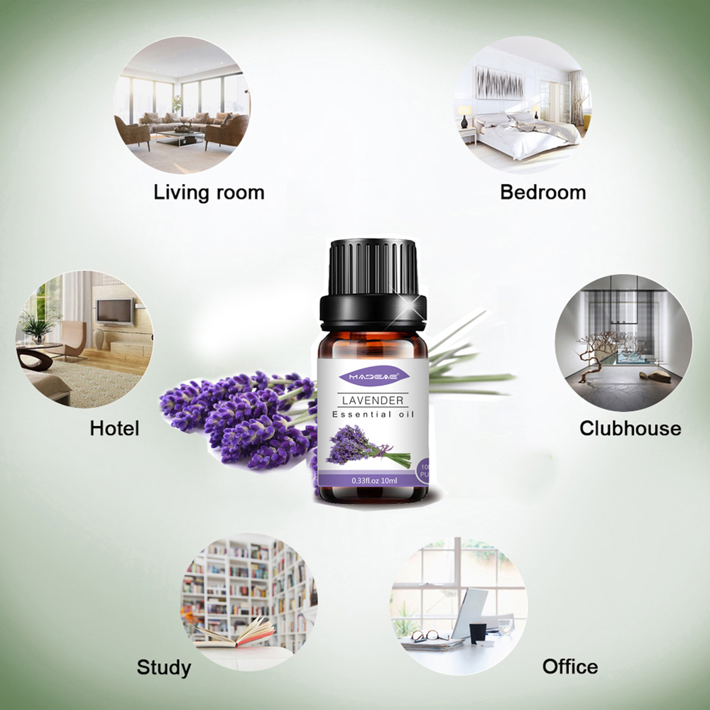 Massaggio per la pelle essenziale per olio essenziale di lavanda naturale puro al 100%puro