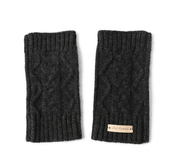 Magic Knitted Cashmere Fingerless Mitten Winter Gloves