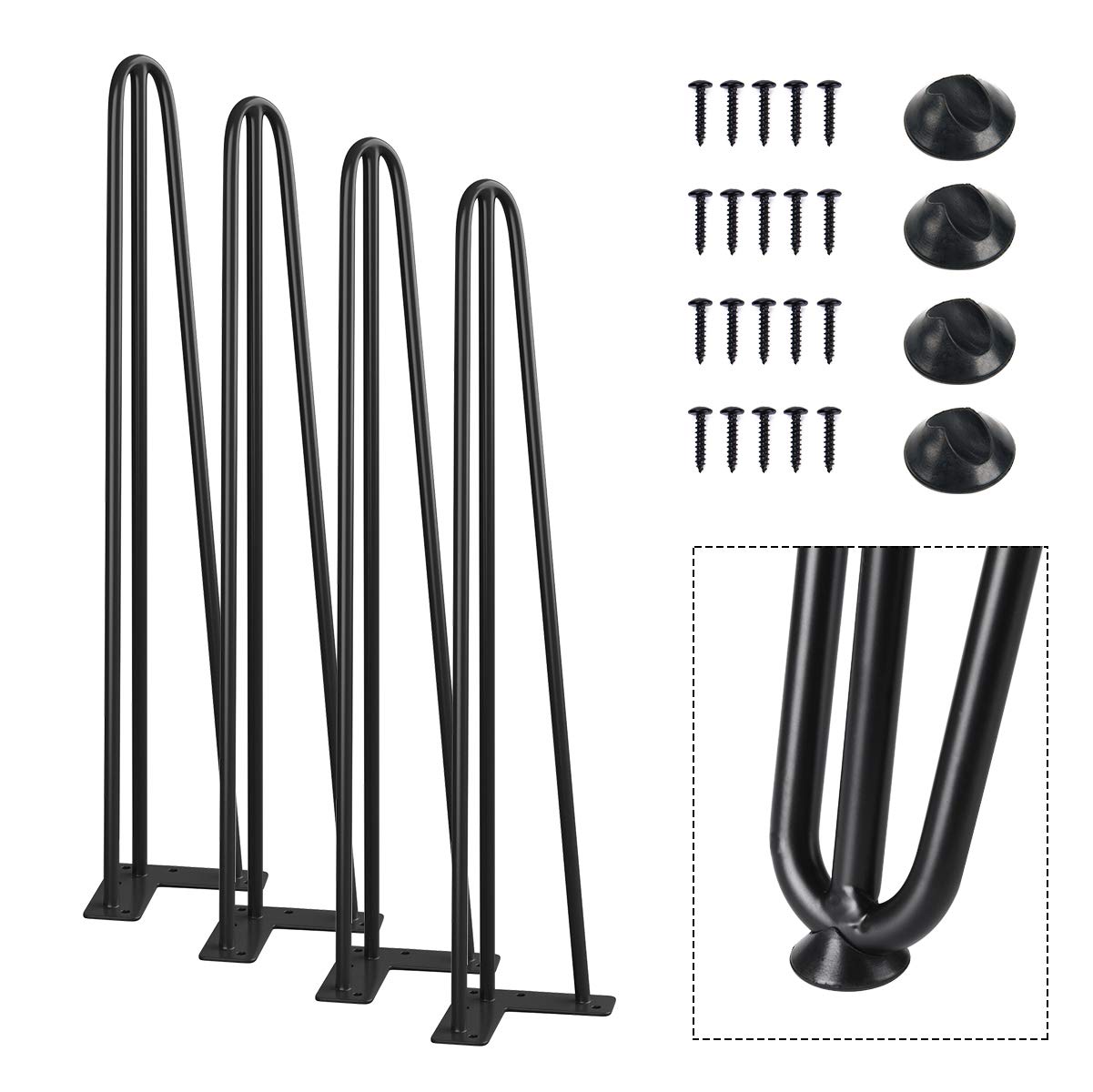 China Manufacture Metal table Hairpin Legs