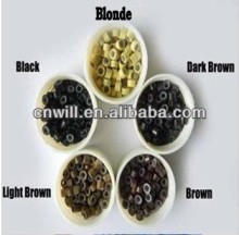 Feather ring micro beads hair extension tool silicone Beads Micro beads Hair Micro Ring Loop Tools 5.0mmx3.0mmx3.0mm