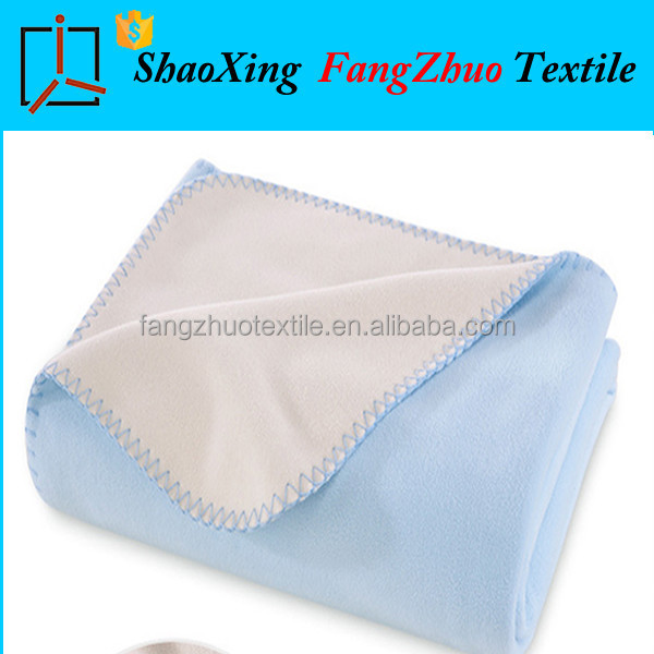 shaoxing  fangzhuo factory directly  cheap plain style polar fleece blanket