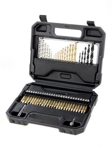 51pc drill bit set