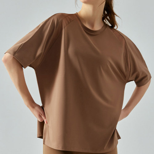 Cocoa Mesh Riding Tops Loose Women's Equine Clothing