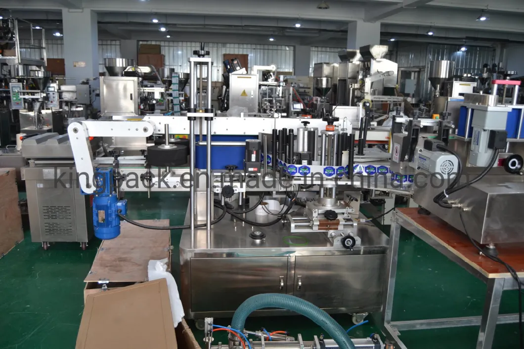 Factory Price Full-Automatic Flat Bottles Front and Back Labeling Machine