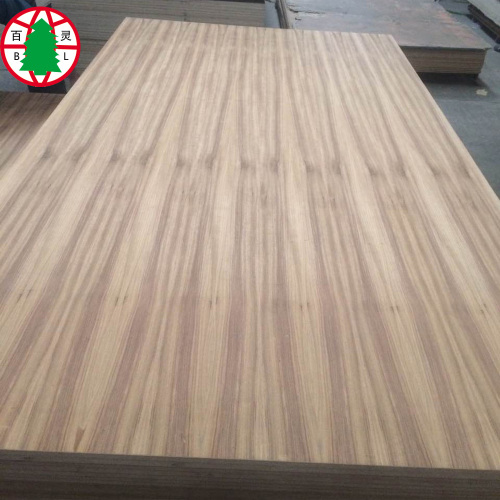 Planche de MDF de placage de teck naturel 14mm 8mm