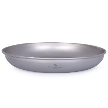 Boundless Voyage Titanium Dish Plate - Ultralight Dinner and Cooking Solution for Outdoors