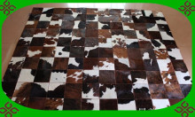 free delivery 100% natural cowhide carpet tile
